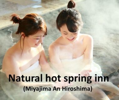 Ryokan with natural hot springs and okonomiyaki Miyajima-an Hiroshima