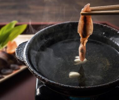Seafood hot pot at TSUCHIYA Kinosaki onsen Hyōgo Japan